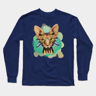 Crystal Cat Long Sleeve T-Shirt